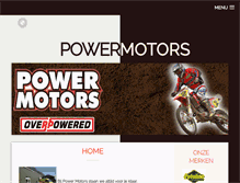 Tablet Screenshot of powermotors.nl